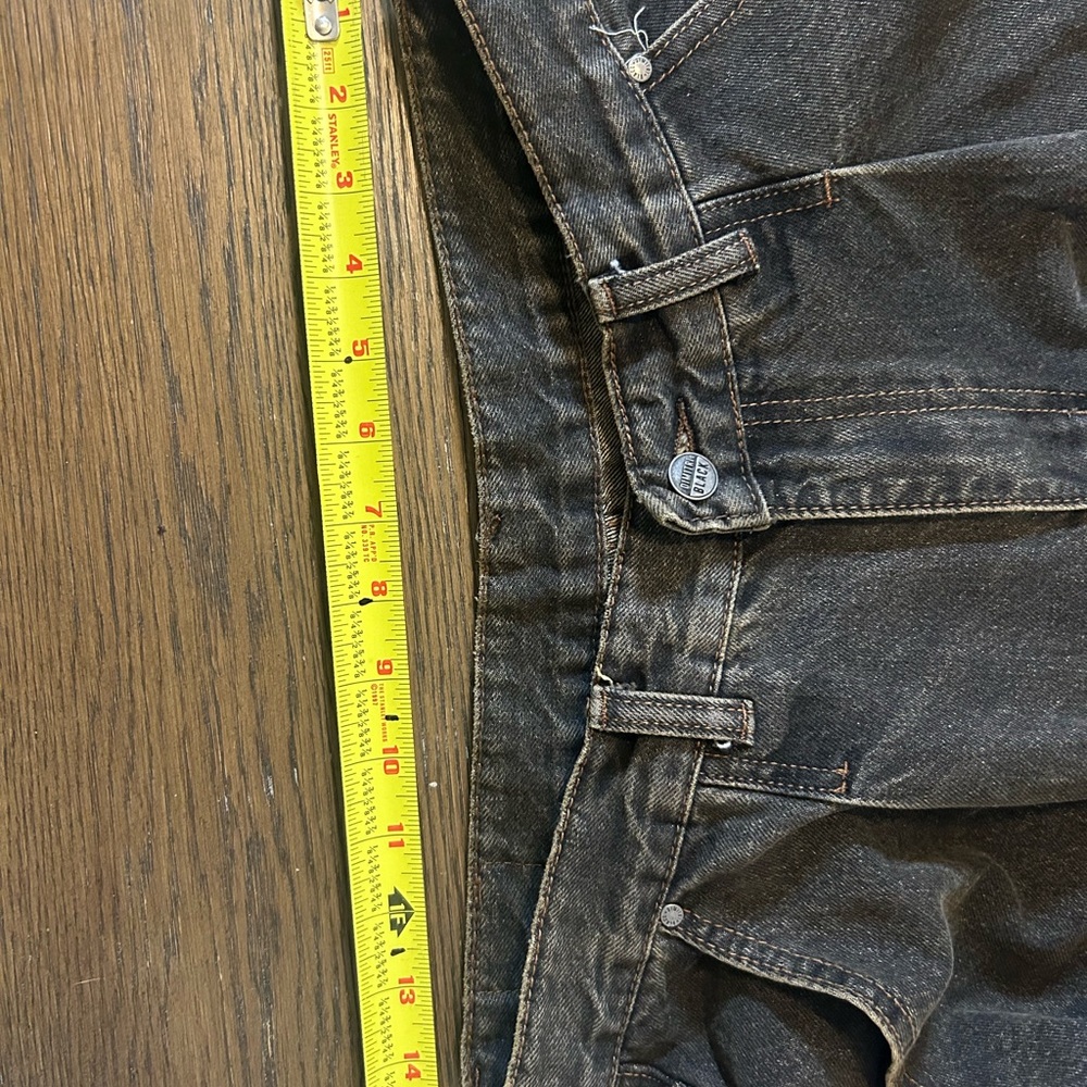 baggy ripped grey jeans